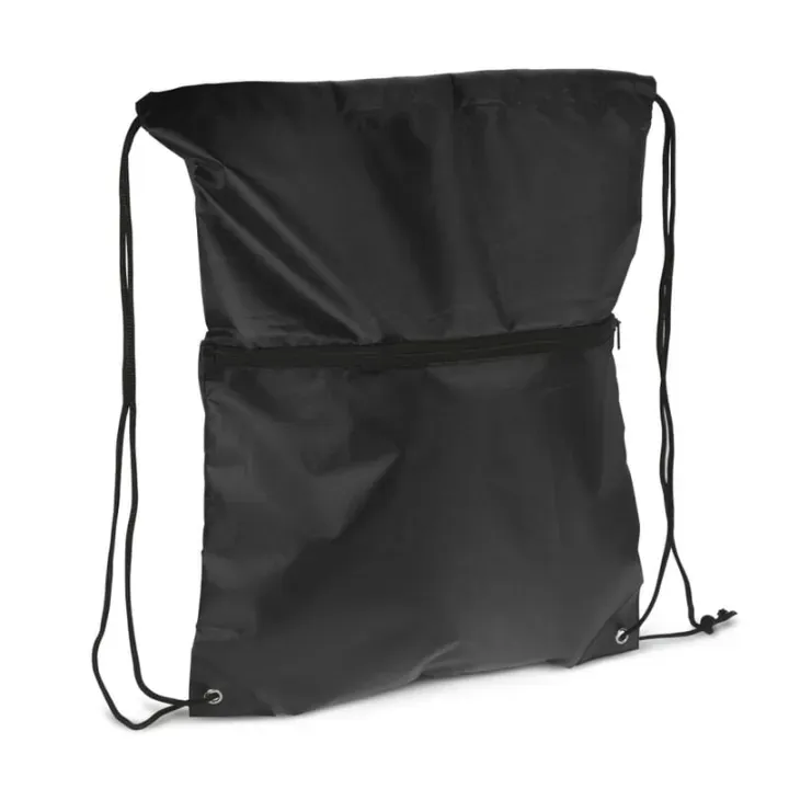 Drawstring bag 210T R-PET with zipper - LT91395 (N0002)